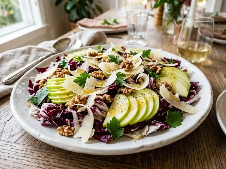 Apple Radicchio Parmesan Salad