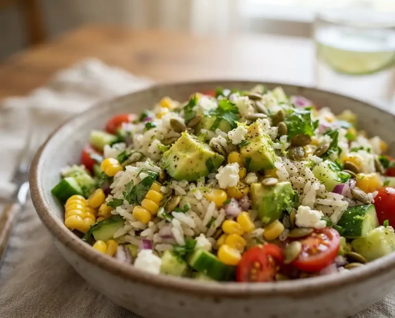 Avocado Lime Rice Salad
