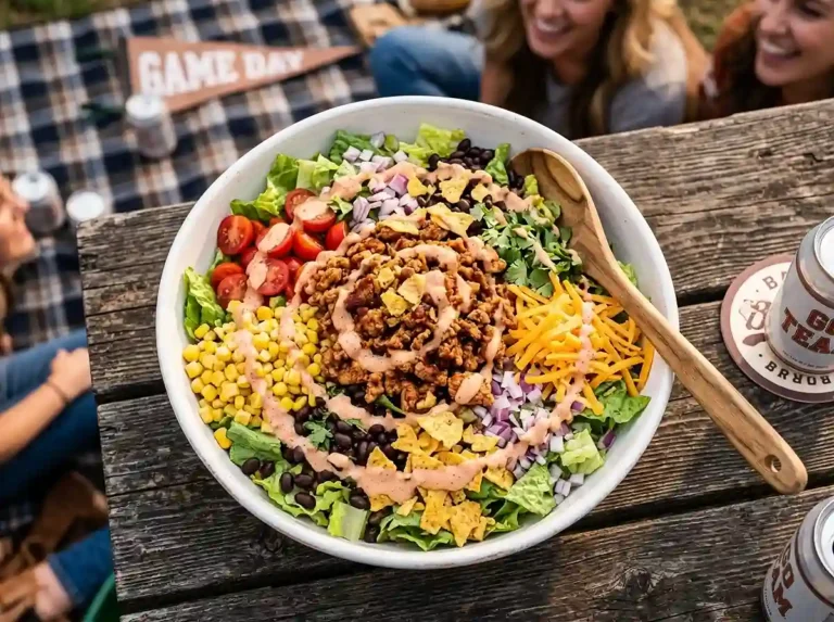 BBQ Ranch Turkey Tailgate Salad