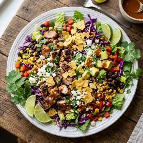 Chipotle Chicken Avocado Chop Salad