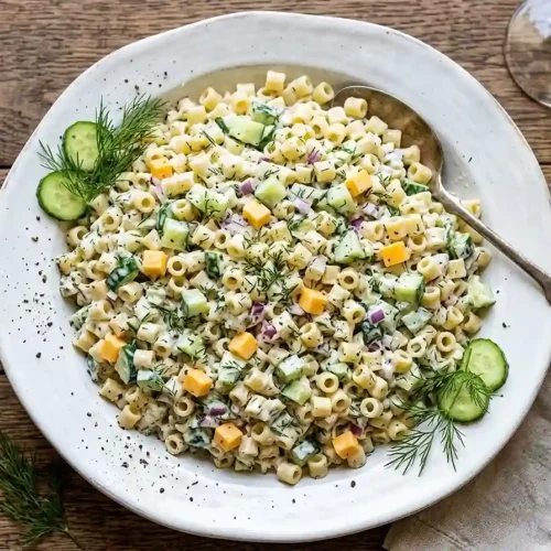 Creamy Cucumber Ditalini Salad 5 Creamy Cucumber Ditalini Salad