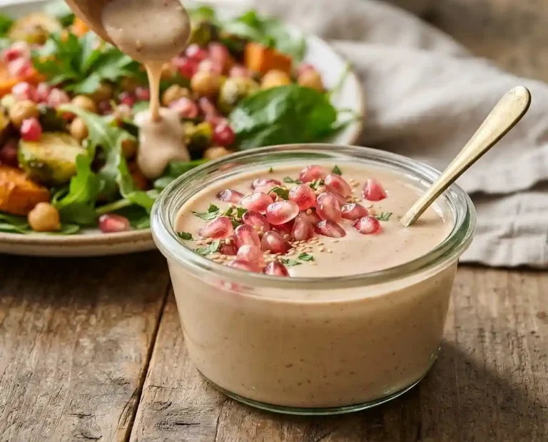 Creamy Tahini Pomegranate Dressing