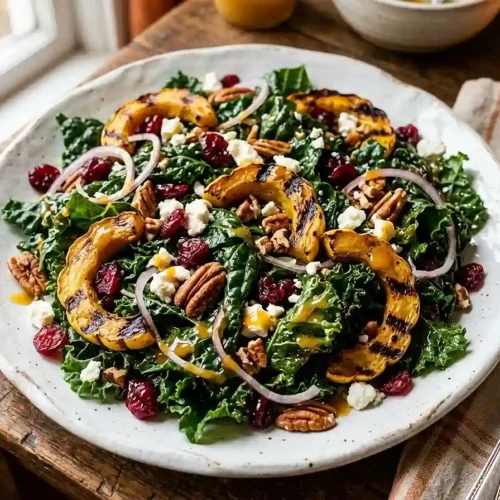 Delicata Kale Cranberry Salad 5 Delicata Kale Cranberry Salad