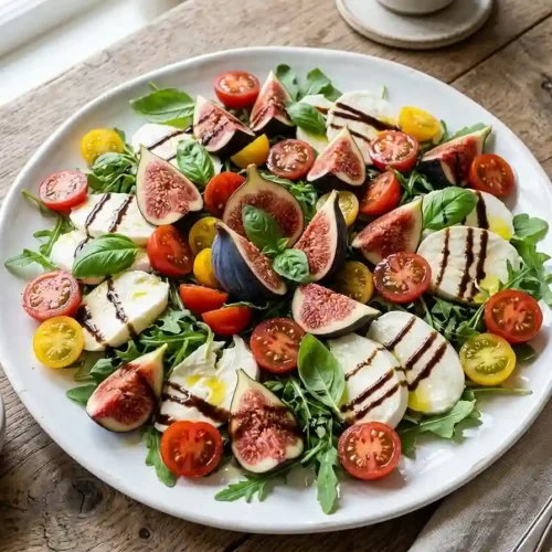 Fig Tomato Mozzarella Salad 5 Fig Tomato Mozzarella Salad