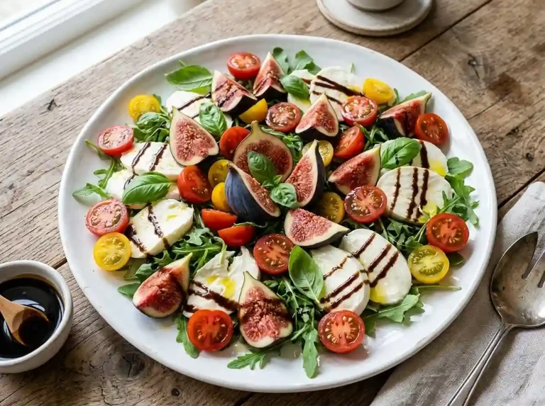 Fig Tomato Mozzarella Salad