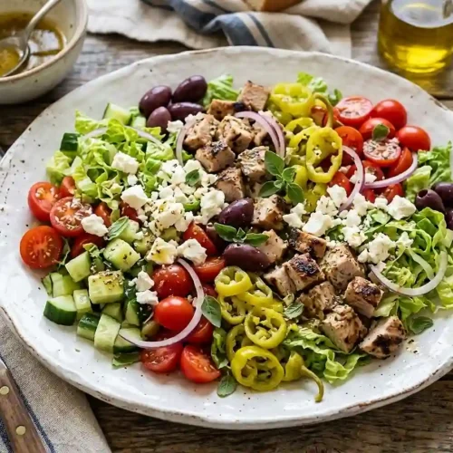 Greek Turkey Pepperoncini Salad