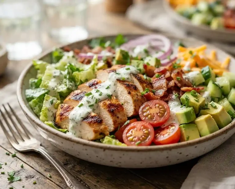 Greek Yogurt Chicken BLT Salad