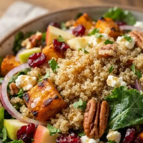 Harvest Quinoa Pecan Crunch Salad 5 Harvest Quinoa Pecan Crunch Salad