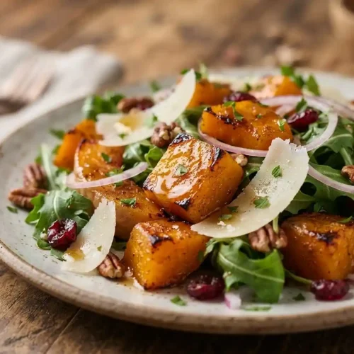 Honeynut Squash Arugula Parmesan Salad 5 Honeynut Squash Arugula Parmesan Salad