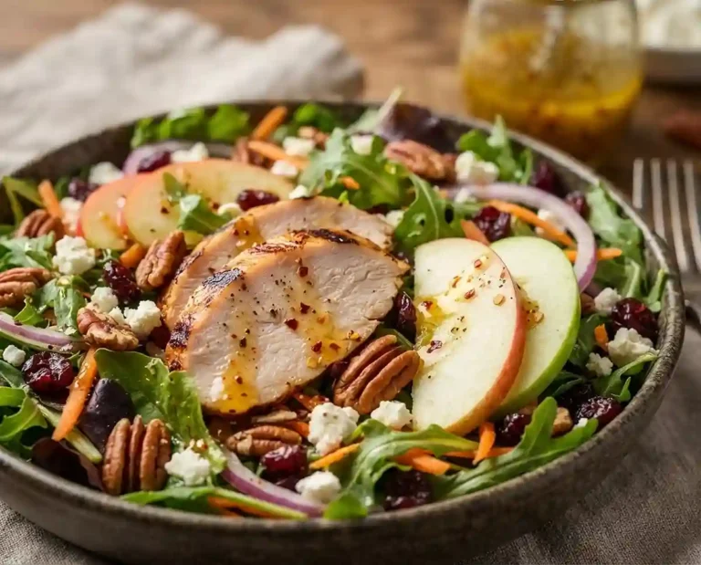 Hot Honey Turkey Apple Salad
