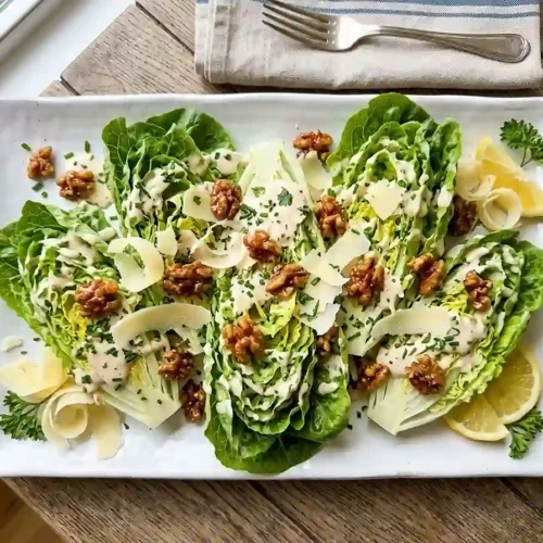 Little Gem Walnut Caesar Salad 5 Little Gem Walnut Caesar Salad