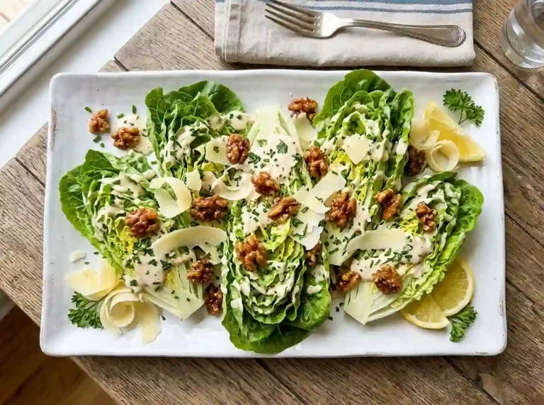 Little Gem Walnut Caesar Salad