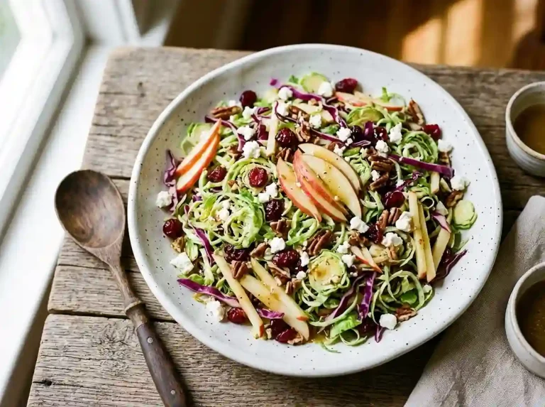 Maple Apple Brussels Crunch Salad