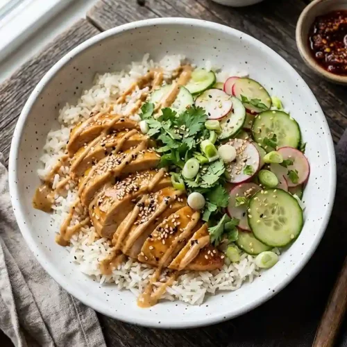 Sesame Ginger Chicken Crunch Bowl 5 Sesame Ginger Chicken Crunch Bowl