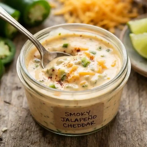 Smoky Jalapeno Cheddar Dressing 5 Smoky Jalapeno Cheddar Dressing