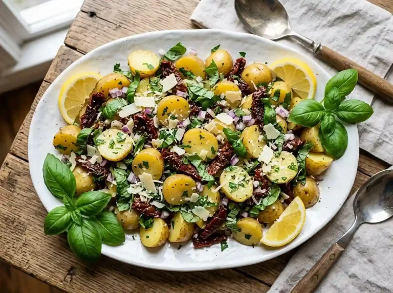 Sun Dried Tomato Basil Potato Salad
