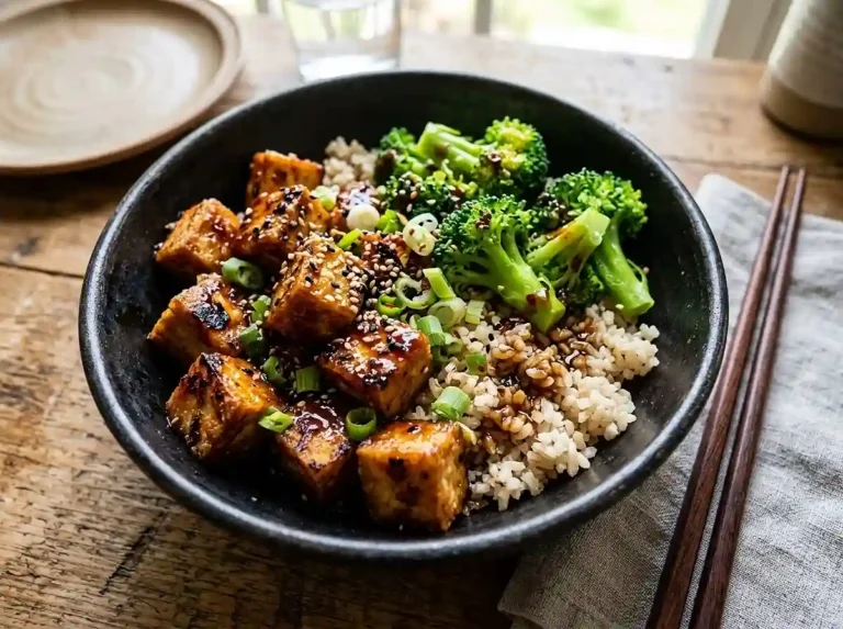 Teriyaki Tofu Broccoli Crunch Bowl