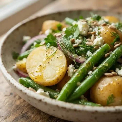 Warm Potato Green Bean Dill Salad 5 Warm Potato Green Bean Dill Salad