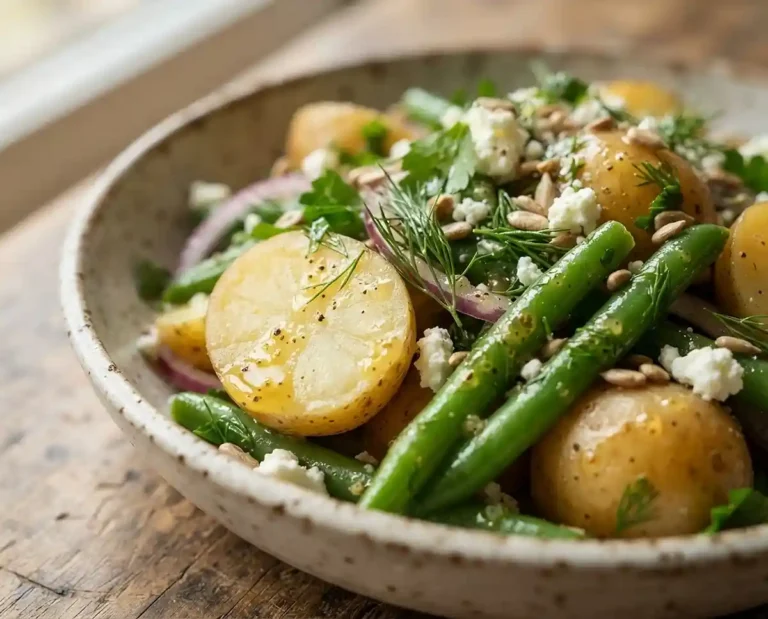 Warm Potato Green Bean Dill Salad