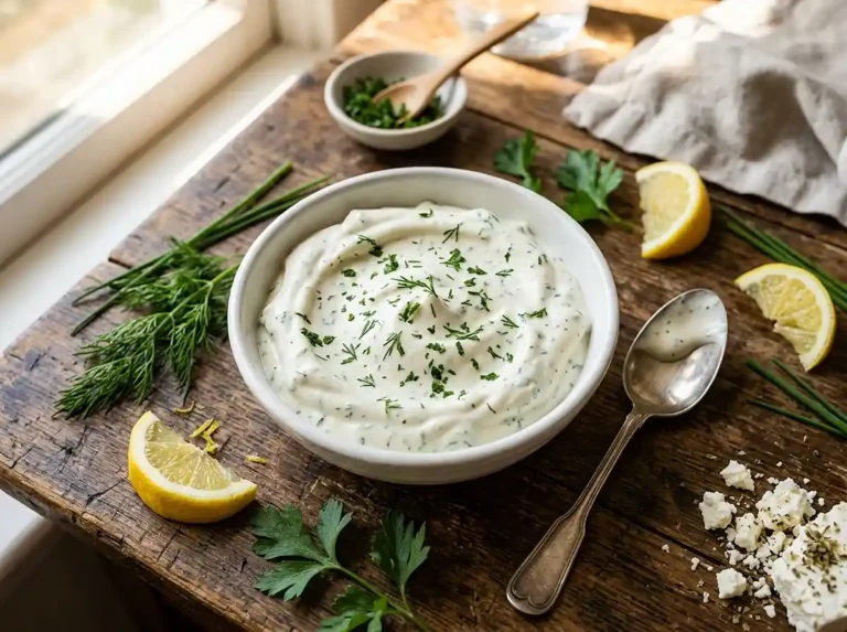 Whipped Feta Herb Ranch Dressing