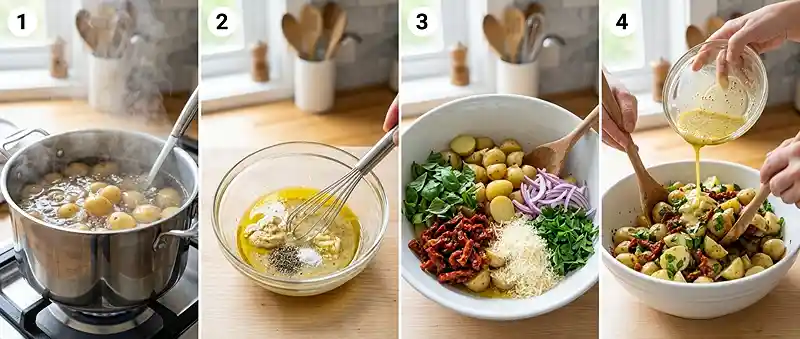basil potato salad