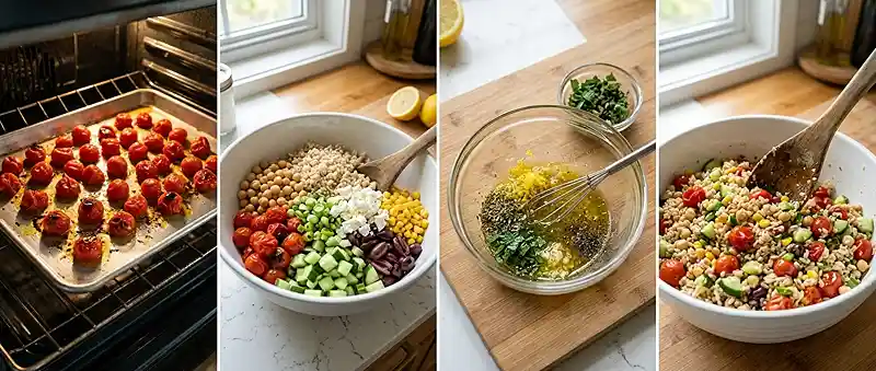 Tomato Feta Brown Rice Salad 3 brown rice salad