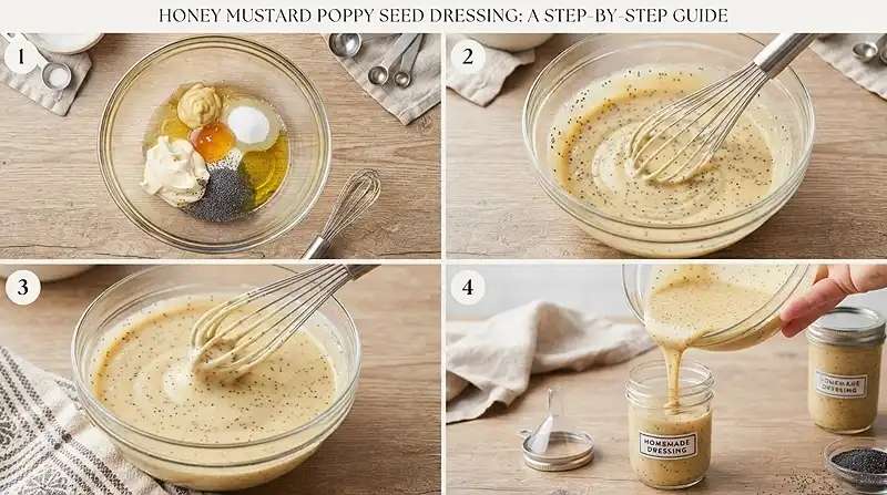 creamy flavorful mustard poppy for meal prep lunches