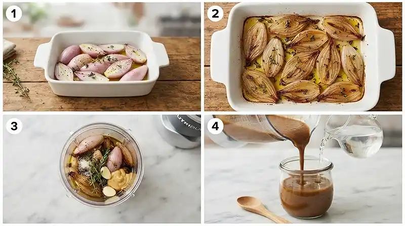 Roasted Shallot Balsamic Dressing 3 creamy flavorful shallot balsamic for meal prep lunches