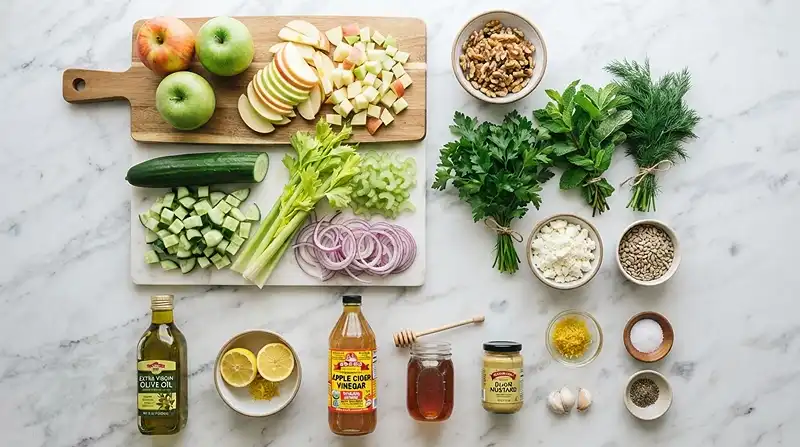 crisp apple cucumber for everyday lunch salads