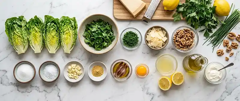 Little Gem Walnut Caesar Salad 2 crisp little gem for everyday lunch salads