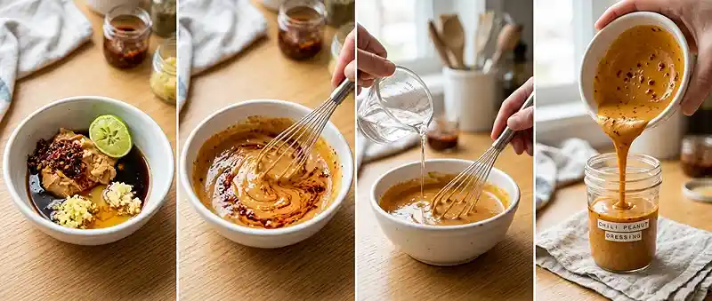 crisp peanut dressing