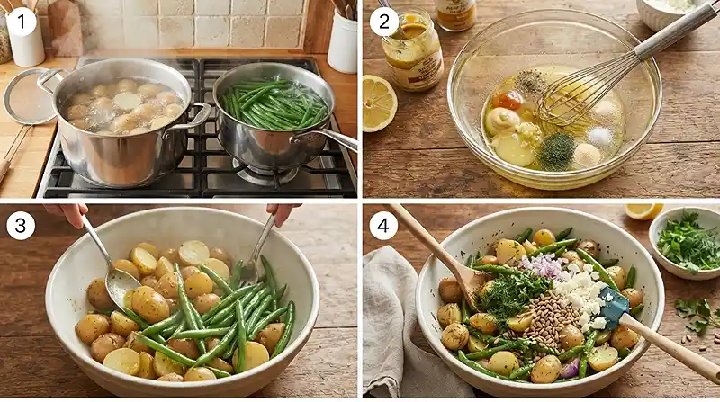 Warm Potato Green Bean Dill Salad 3 crowd pleasing bean dill for labor day potlucks