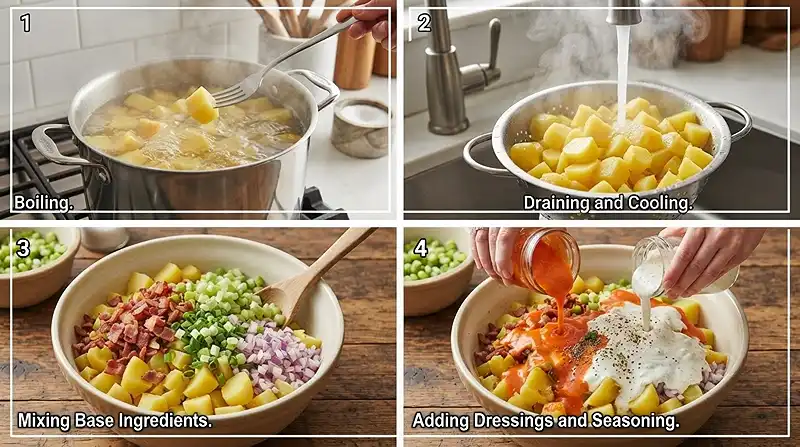 Buffalo Ranch Potato Salad 3 crowd pleasing ranch potato for labor day potlucks