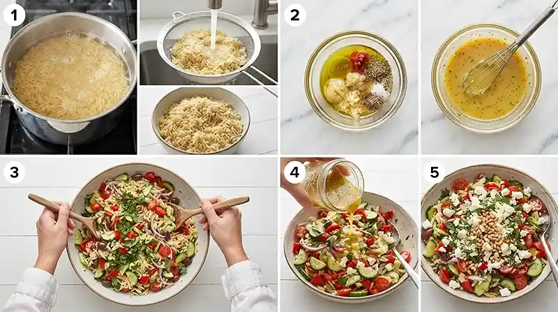 Roasted Red Pepper Feta Orzo Salad 3 crowd pleasing red pepper for labor day potlucks