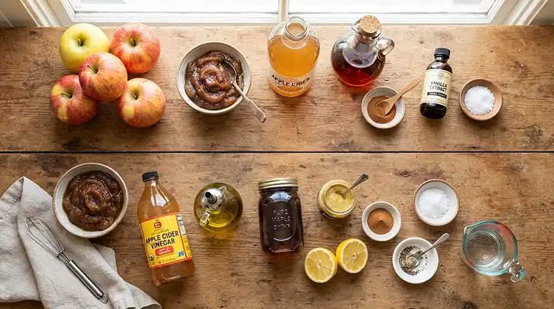 easy homemade apple butter for autumn green salads
