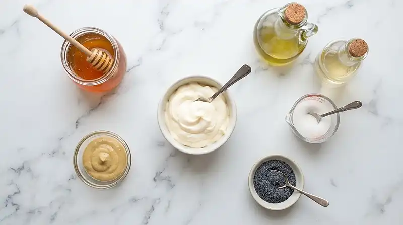 easy homemade honey mustard for autumn green salads