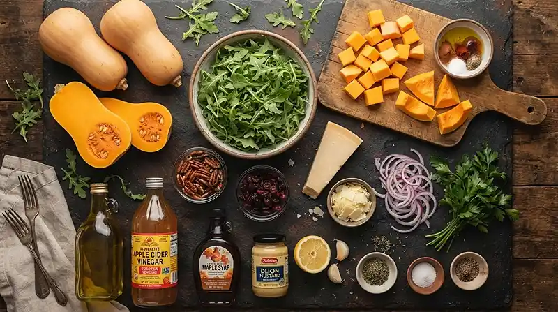 Honeynut Squash Arugula Parmesan Salad 2 easy honeynut squash for september lunches