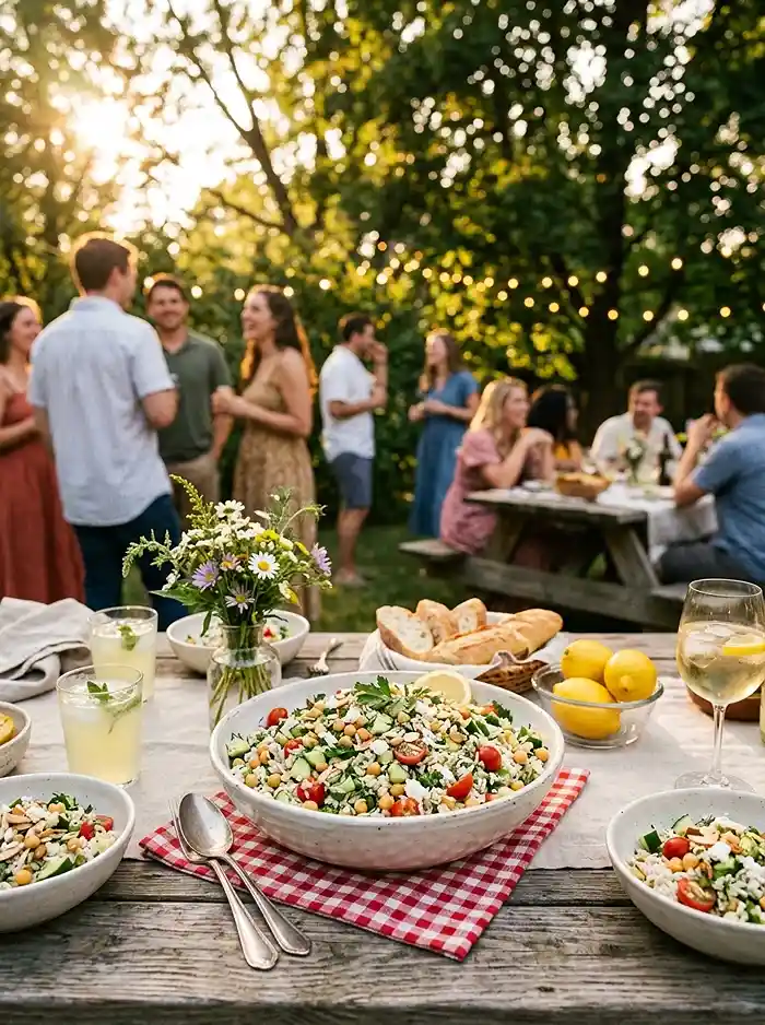 Lemon Herb Rice Pilaf Salad 4 easy lemon herb rice for september picnic tables