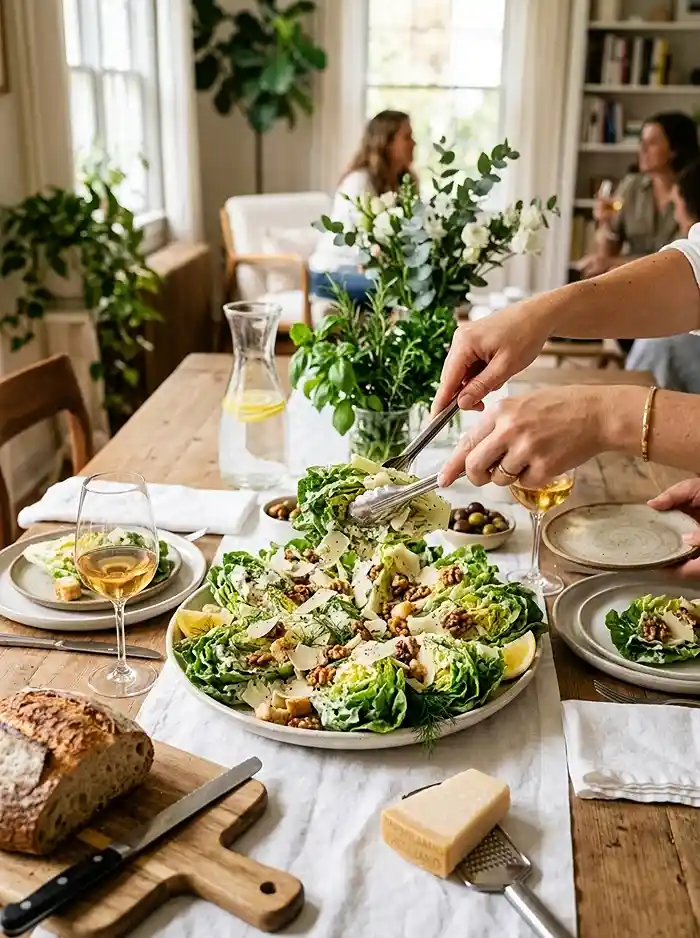 Little Gem Walnut Caesar Salad 4 easy little gem walnut for back to school lunches