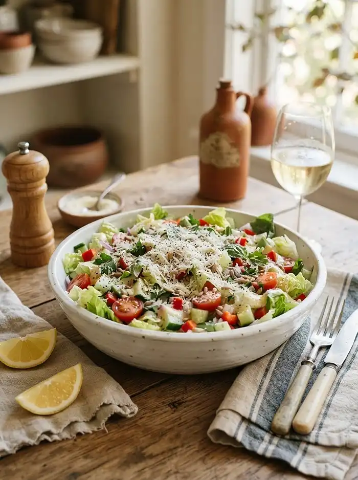 easy parmesan pepper lettuce for back to school lunches