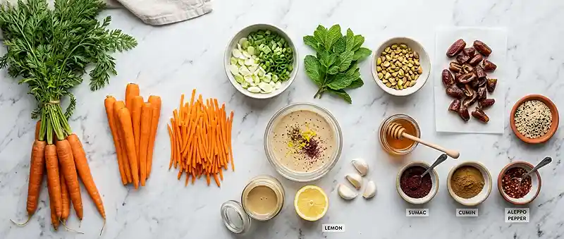 Roasted Carrot Date Tahini Salad 2 easy roasted carrot for september lunches