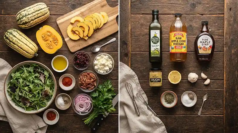Roasted Delicata Cranberry Feta Salad 2 easy roasted delicata for september lunches