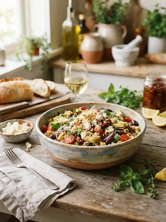 Sun Dried Tomato Artichoke Ditalini Salad 4 easy sun dried tomato for september picnic tables