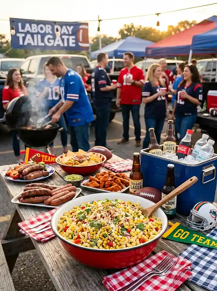Tailgate Street Corn Mac Salad 4 easy tailgate street corn for september picnic tables
