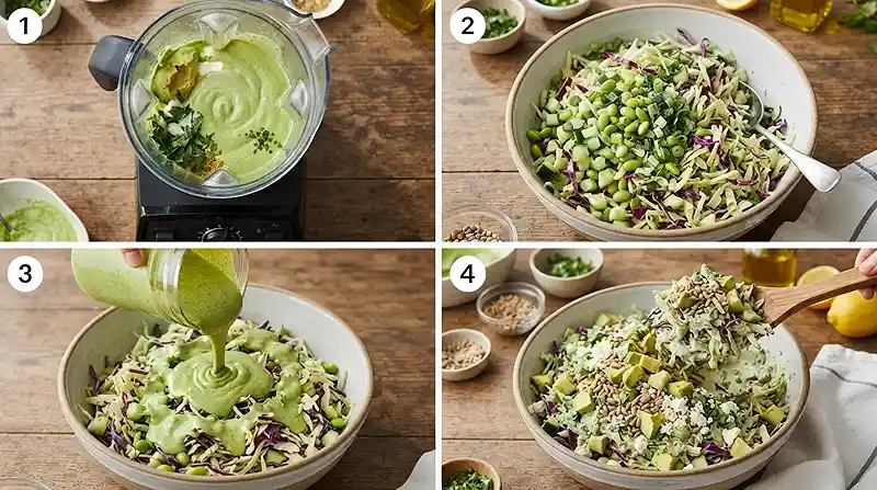 Green Goddess Cabbage Chop Salad 3 fresh cabbage salad for healthy side salads