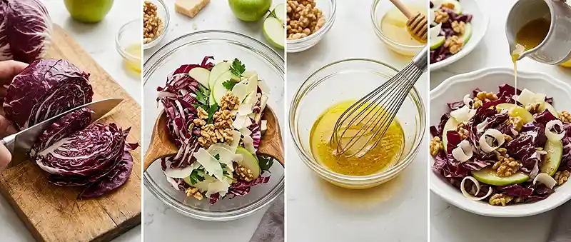 Apple Radicchio Parmesan Salad 3 fresh radicchio parmesan for labor day parties