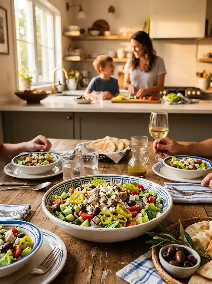 healthy greek turkey pepperoncini for september dinner salads