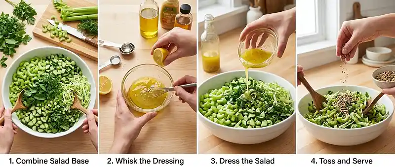 herb crunch salad
