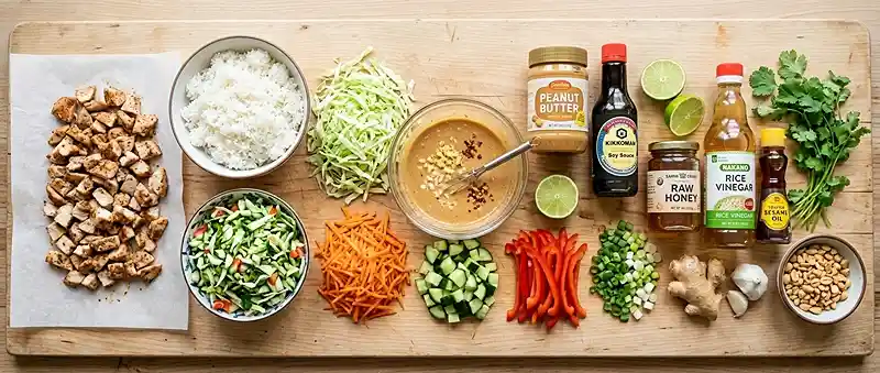 high-protein thai peanut for easy weeknight dinners