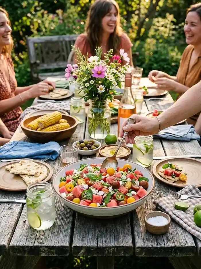 late summer salad
